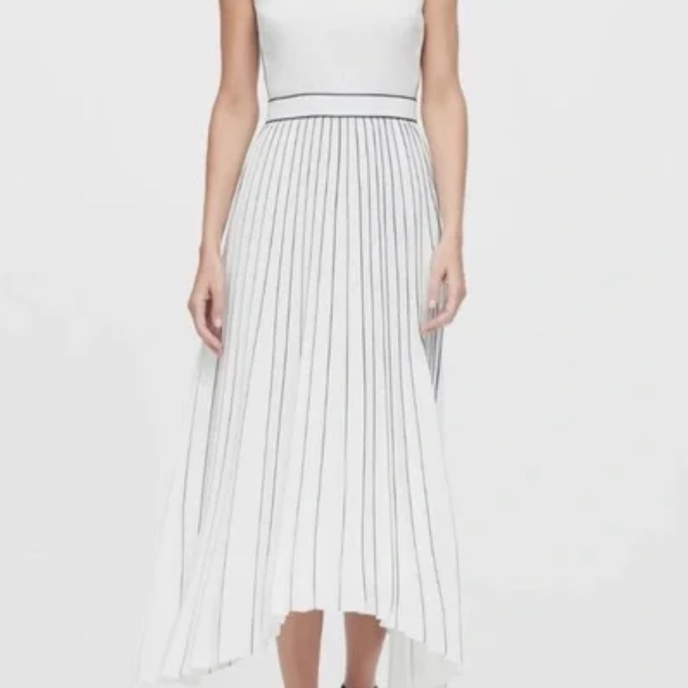 Banana Republic Asymmetrical White Dress